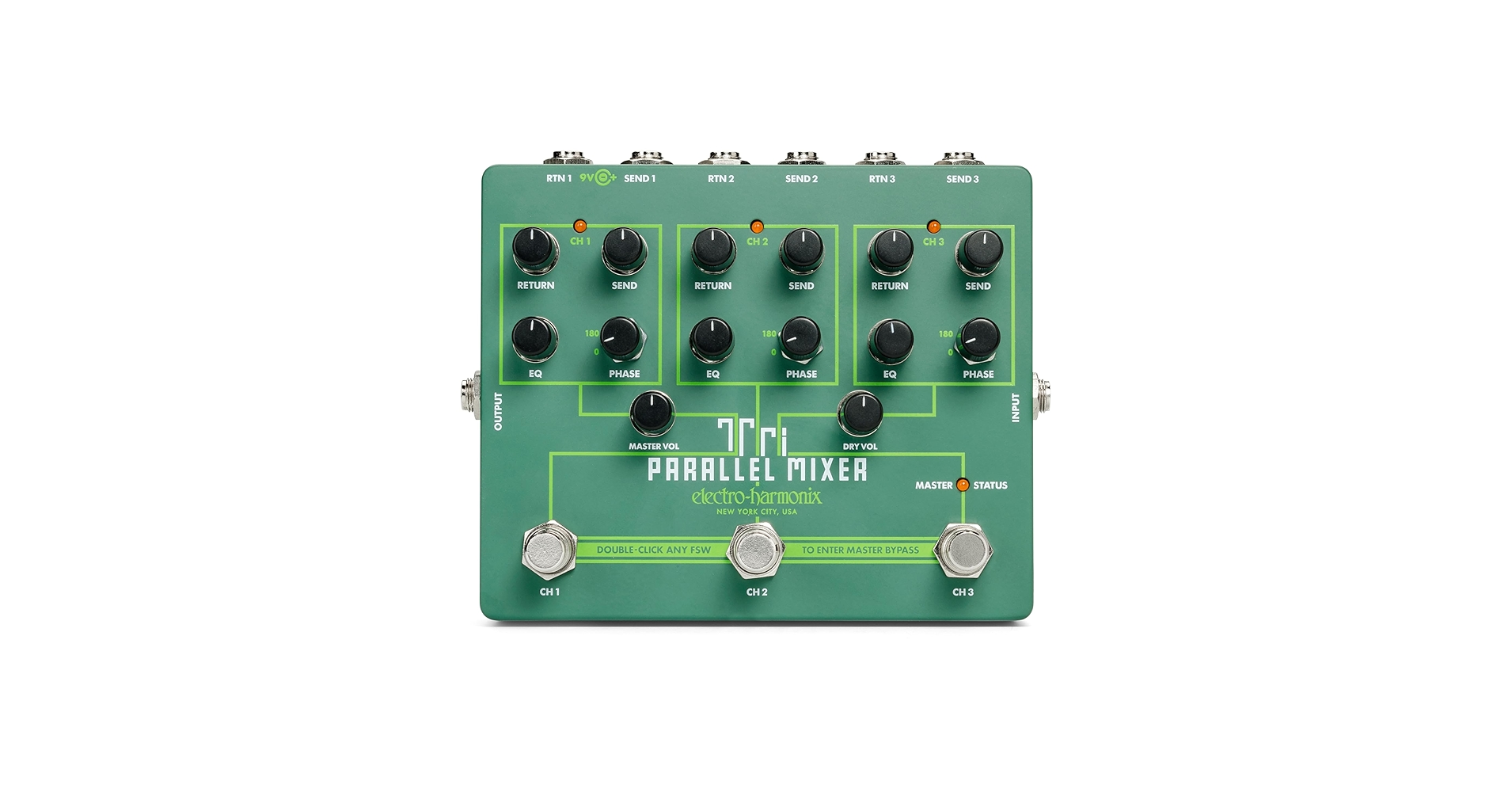 ギター electro-harmonix PARALLEL MIXER Amazon.com: Electro-Harmonix Tri Parallel Mixer Effects Loop